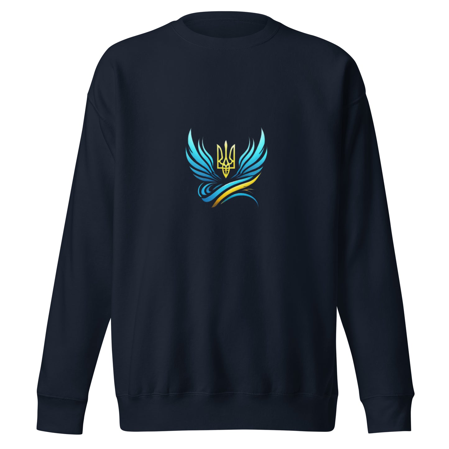 Ukrainische Vibe Trizub Kollektion - Unisex Premium Sweatshirt