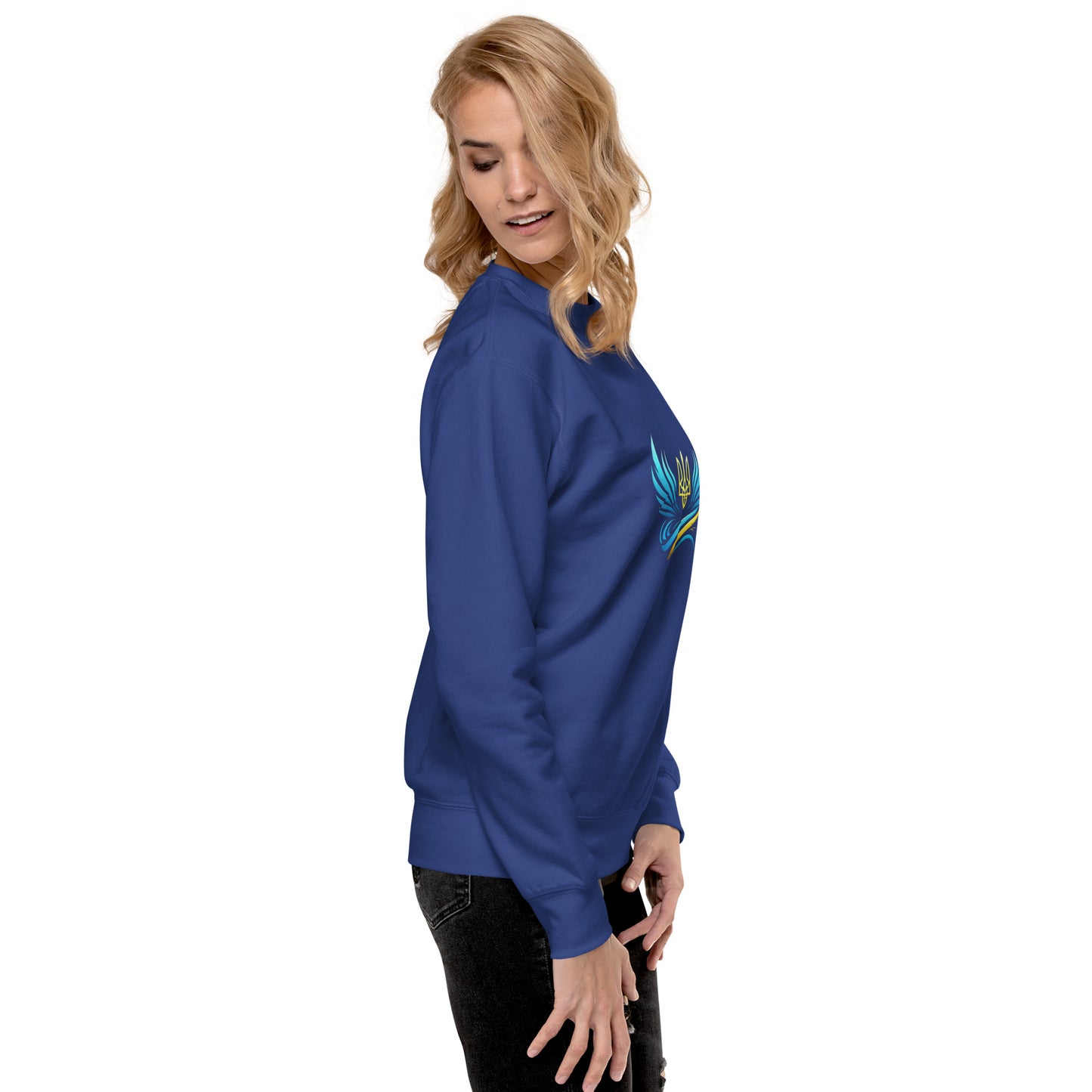 Ukrainische Vibe Trizub Kollektion - Unisex Premium Sweatshirt