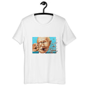 Stop Putin women's T-shirt with bold graphic design, crafted from soft cotton for a comfortable and stylish fit.